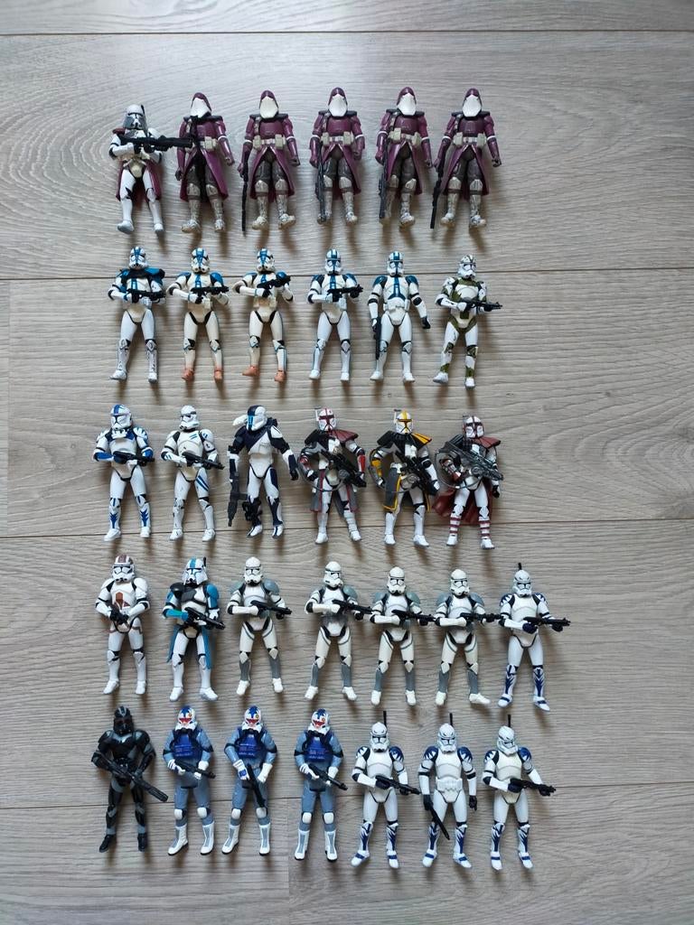 Star Wars Clone Troopers Actiefiguren Collectie, Ophalen of Verzenden, Zo goed als nieuw, Actiefiguurtje
