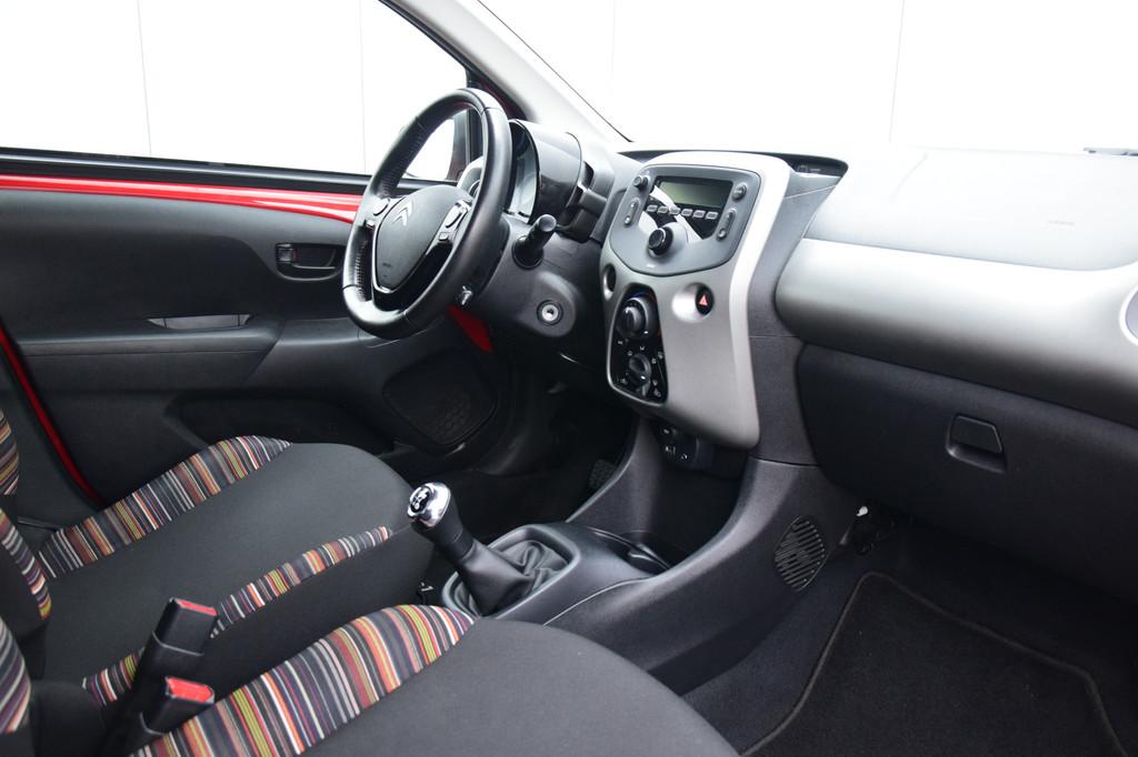 Citroën C1 1.0 e-VTi Shine Airco Priv/Glass Led Lmv, Voorwielaandrijving, Euro 5, Stof, Gebruikt