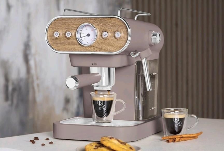Berlinger Haus espressomachine, Ophalen, Espresso apparaat, Gemalen koffie, Stoompijpje