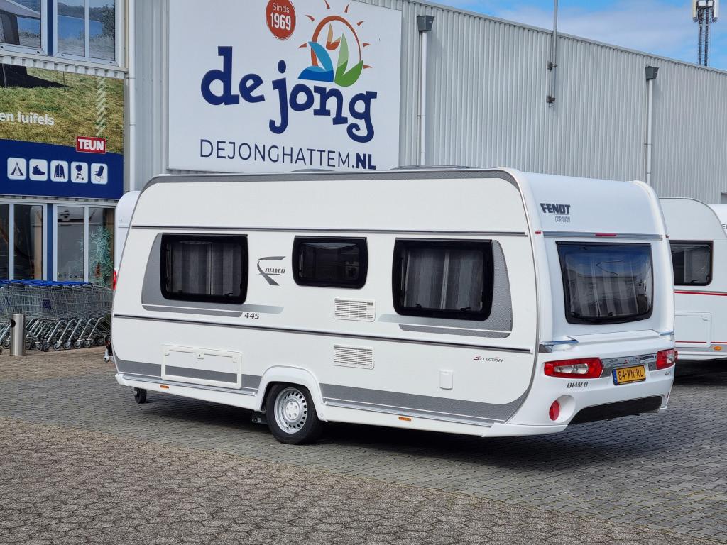 Fendt Bianco Selection 445 TFB - Mover -, Caravans en Kamperen, Caravans, Rondzit, Bedrijf, Schokbreker, Overige typen