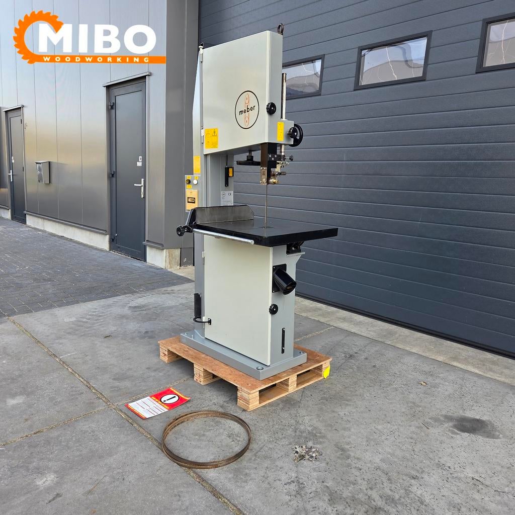 Meber lintzaag model 600 ** als nieuw ** Garantie, Meber centauro panhans robland scm felder hammer, 70 mm of meer, Ophalen of Verzenden