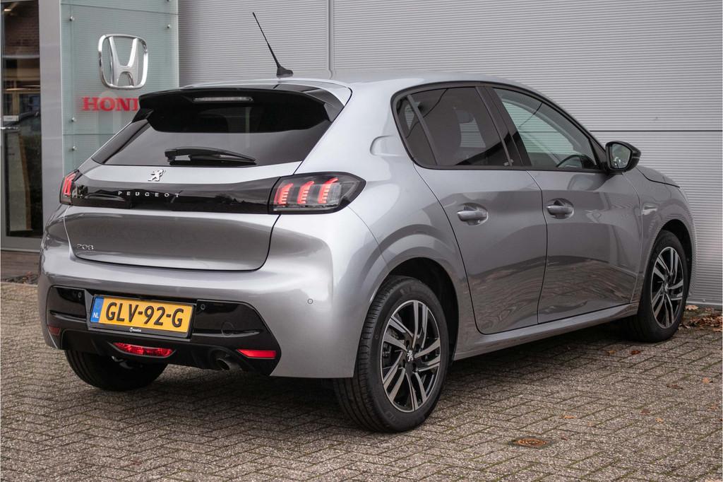 Peugeot 208 1.2 PureTech 100 Allure | Adapt.cruise | Apple c, 12 maanden, 101 pk, Gebruikt, Leder en Stof