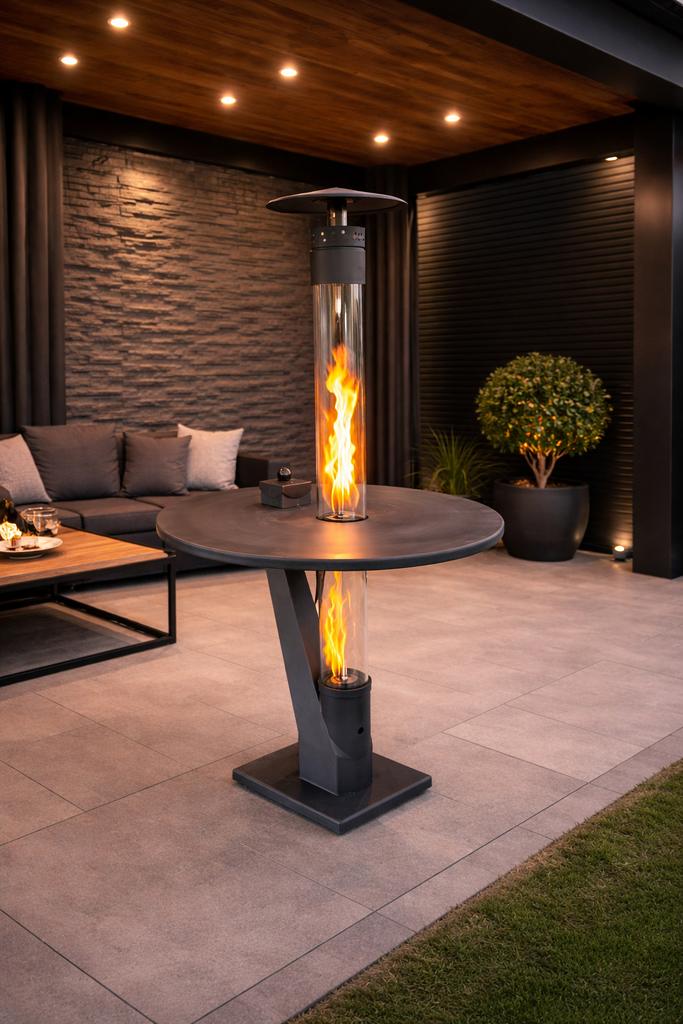 Nieuwe Pellet kachel met tafel - Terras heater, Ophalen of Verzenden, Nieuw, Gas, Vloer