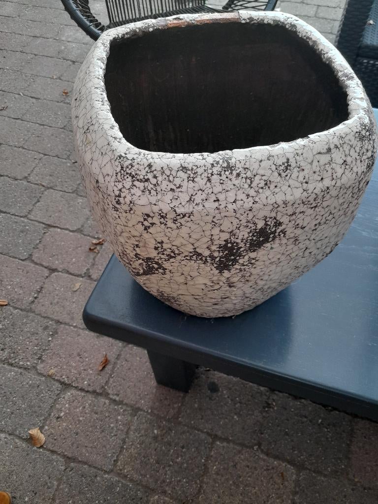 Bloempot, Ophalen, Rond, Binnen, Zo goed als nieuw