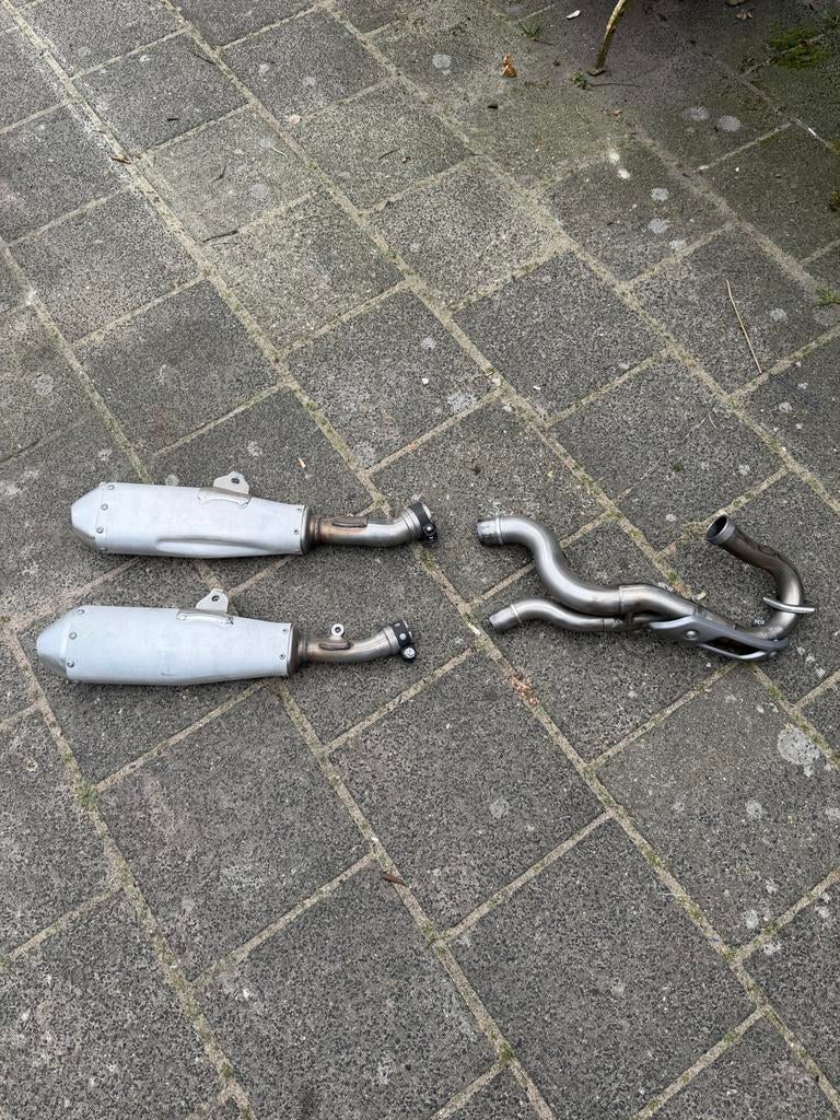 Honda CRF450R originele uitlaat met dubbele einddempers, Ophalen of Verzenden, Gebruikt