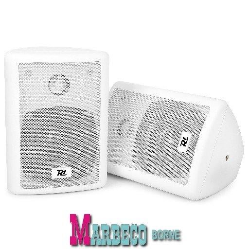 Luidspreker set, Speaker set, passief 4 inch wit, Audio, Tv en Foto, Luidsprekers, Overige merken, 60 tot 120 watt, Info@marbeco.nl