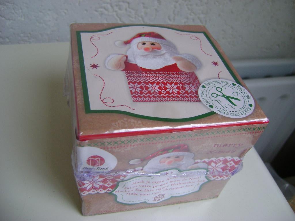 maak je eigen kerst cadeau doosje nieuw in verpakking, Ophalen of Verzenden, Nieuw, Knutselwerk