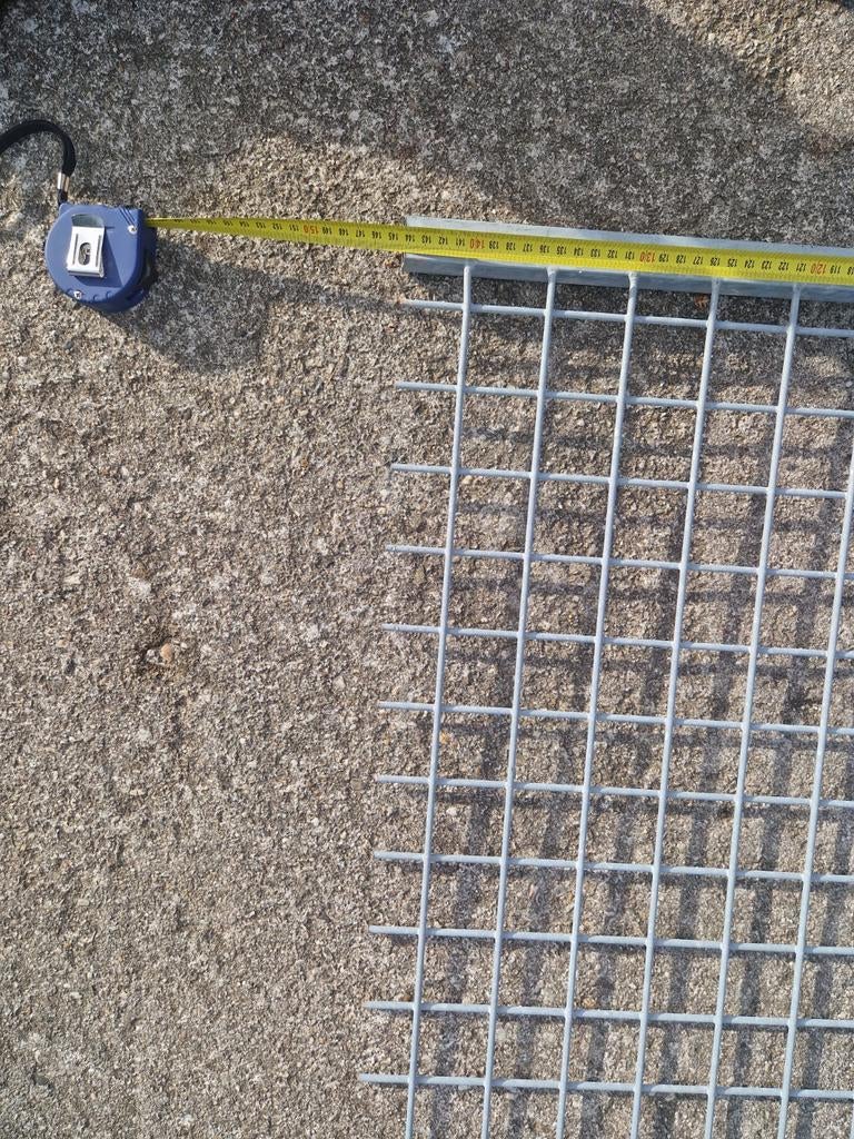 Stevige gegalvaniseerde gaaspanelen voor diverse doeleinden, Tuin en Terras, Gaas en Draad, Ophalen, Gebruikt, Minder dan 10 meter