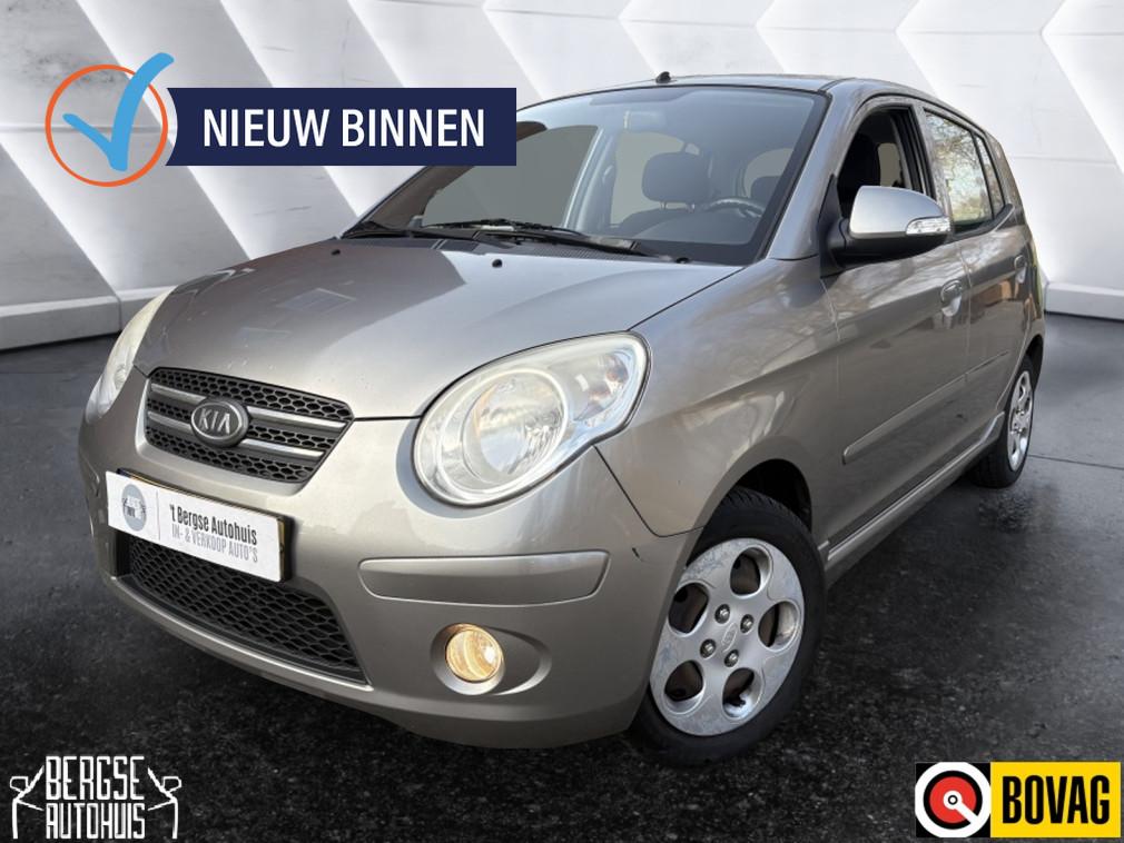 Kia Picanto 1.0 X-ecutive Elek. Ramen Ecc Nap (bj 2009), Stof, Zwart, 4 cilinders, 400 kg