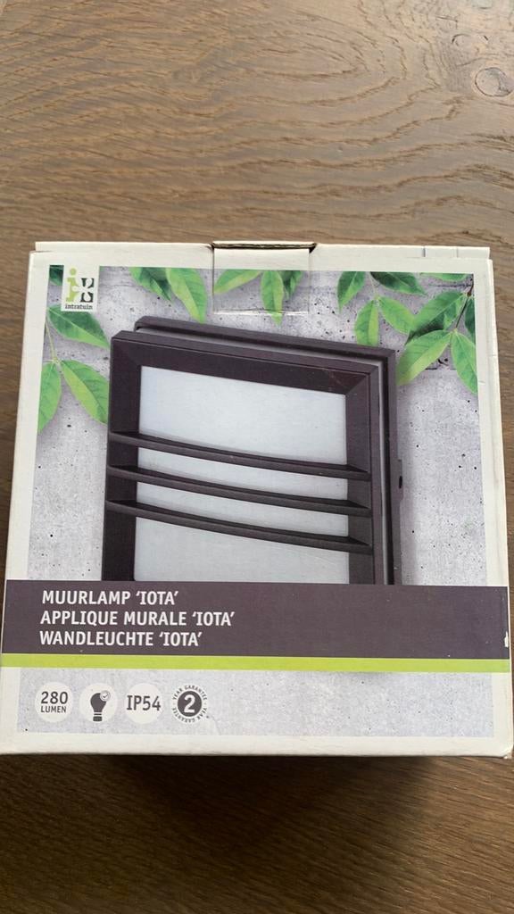 NIEUWE Lota muurlamp Intratuin, Tuin en Terras, Buitenverlichting, Ophalen, Minder dan 50 watt, Wandlamp, Netvoeding