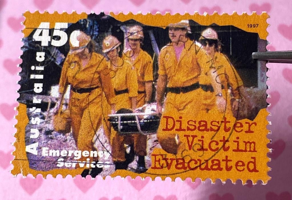 Australie gestempeld 341 - Ramp Slachtoffers Evacueren, Verzenden, Gestempeld