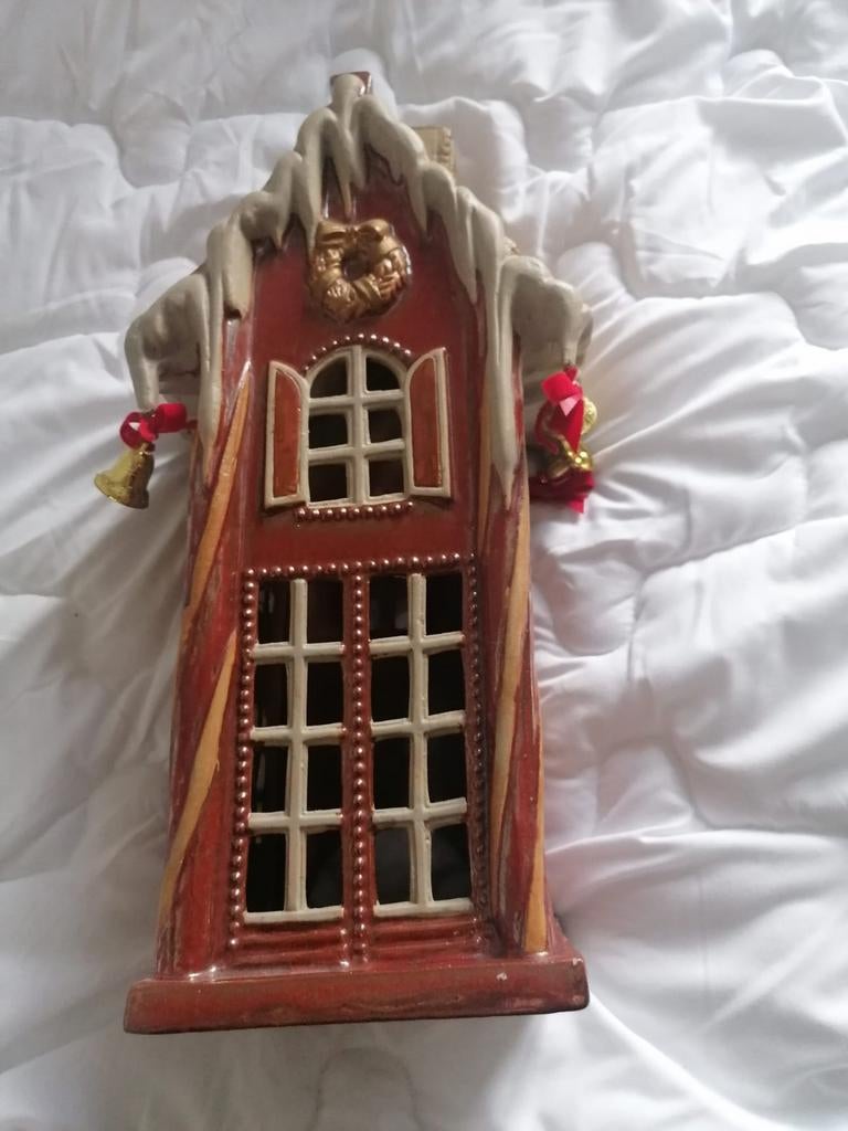 Waxinelichthouder huisje, Ophalen of Verzenden