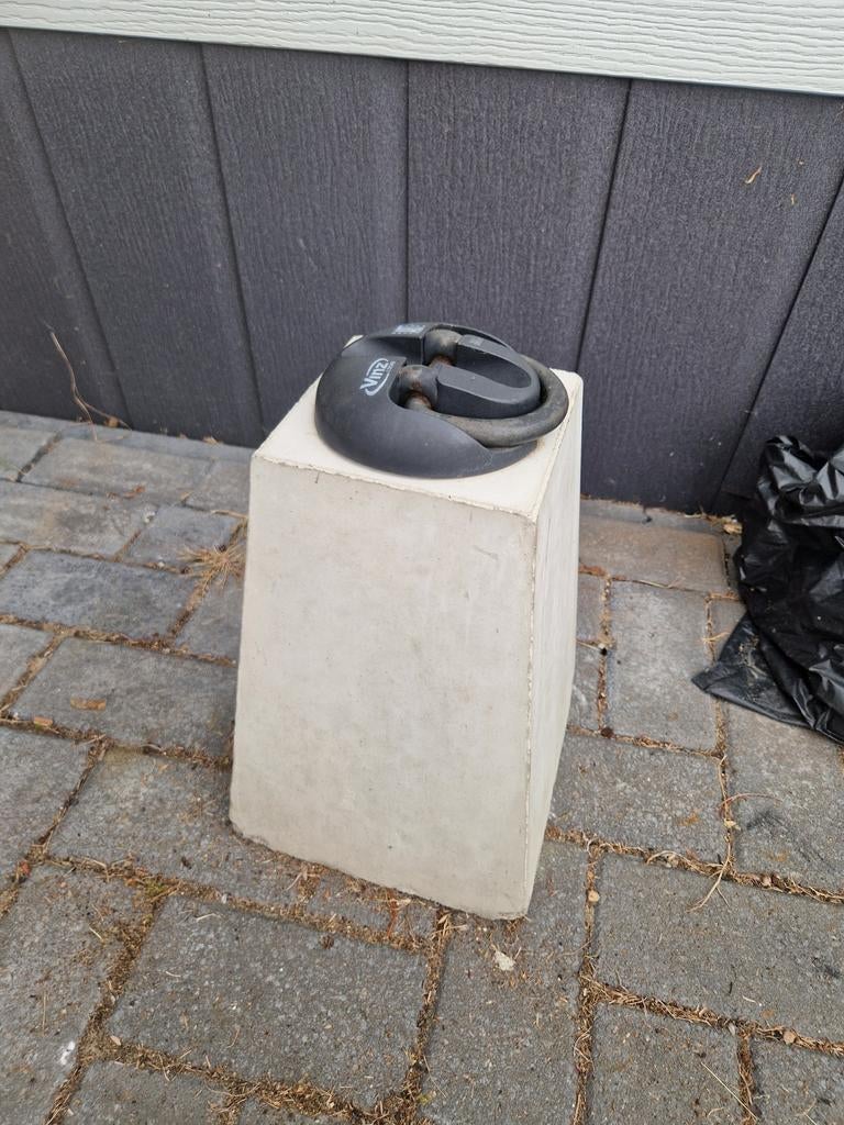 Muuranker ART 4 sterren met betonblok om in te graven., Ophalen, Zo goed als nieuw