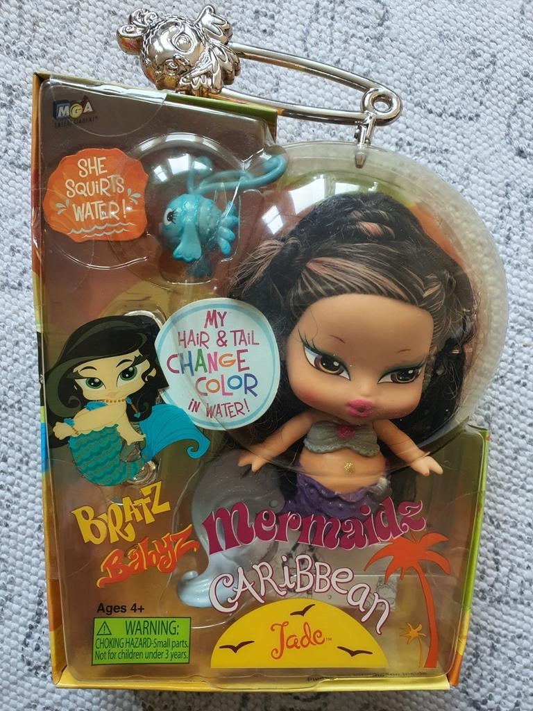 Bratz Babyz Mermaids Caribbean Jade pop nieuw in doos nib, Verzamelen, Poppen, Ophalen of Verzenden, Nieuw, Pop