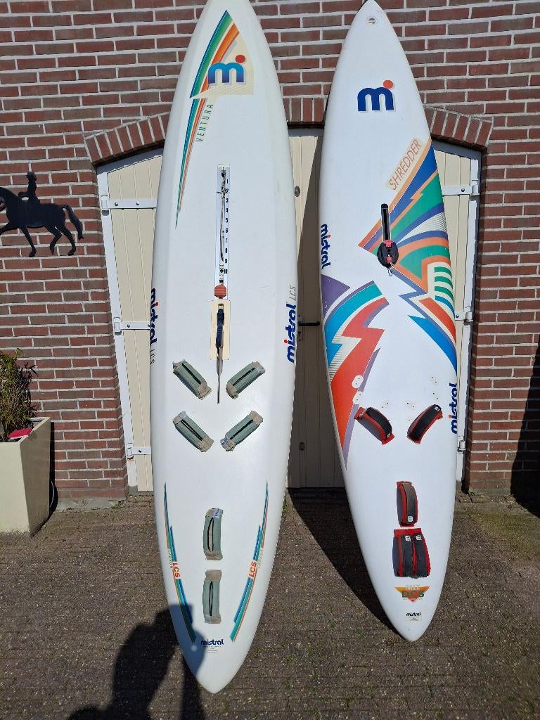 Mistral Surfplanken+5 Zeilen, Ophalen, 250 tot 300 cm, Met vin(nen), Plank