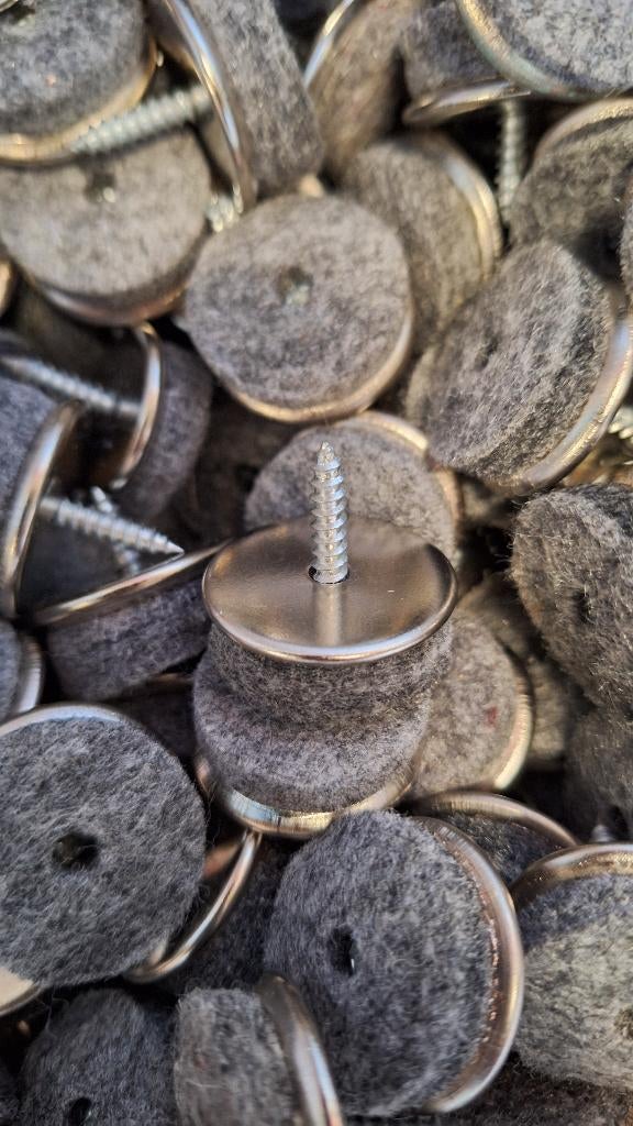 Stoelvilt doppen schroefdoppen schroefvilt 28mm., ., ., Nieuw, Ophalen of Verzenden