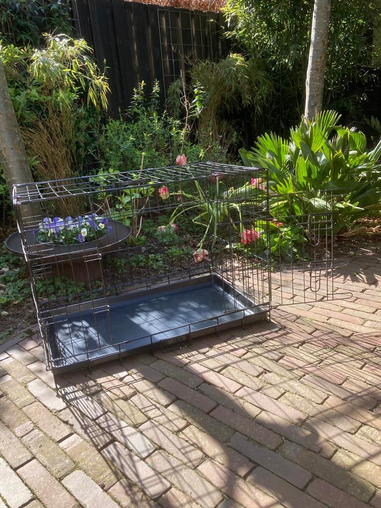 Bench L 76 cm B 48 H 55 cm, Dieren en Toebehoren, Hondenhokken, Ophalen, Zo goed als nieuw, 75 tot 110 cm, 65 tot 100 cm