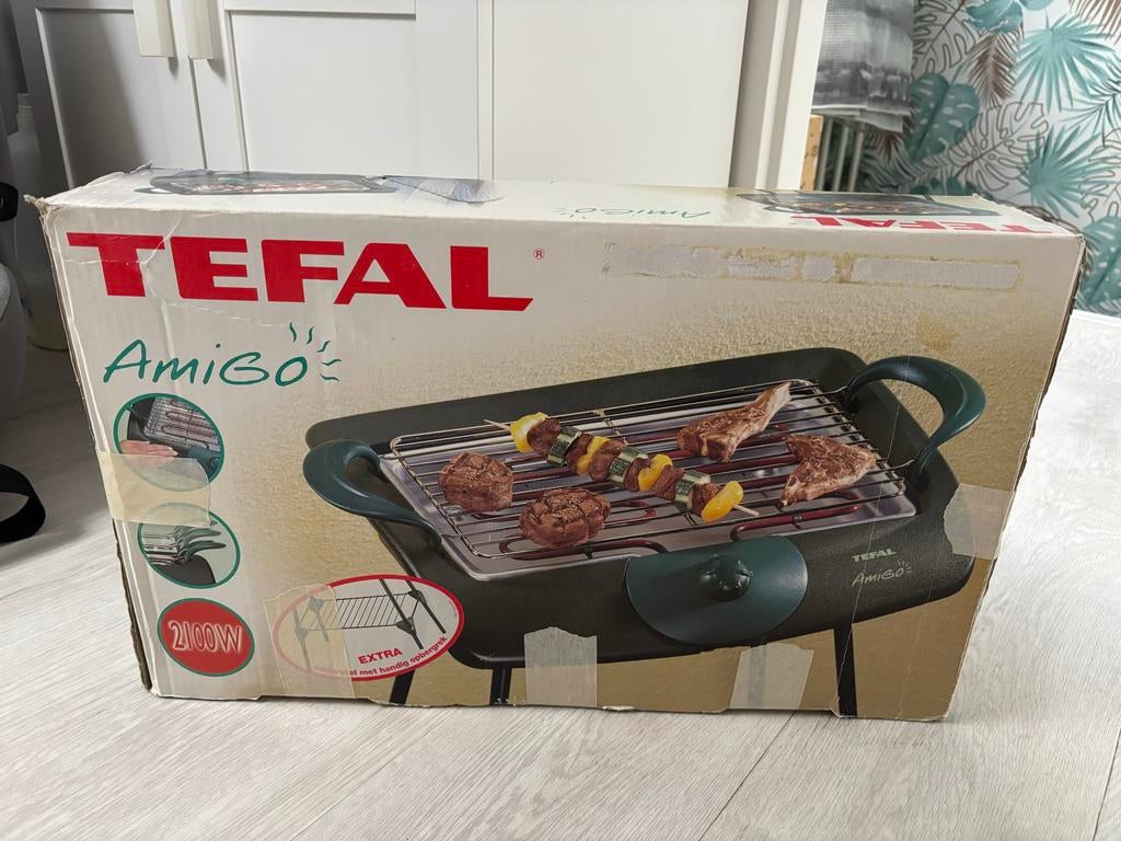 Tefal AmiGo elektrische barbecue 2100W, Ophalen, Gebruikt