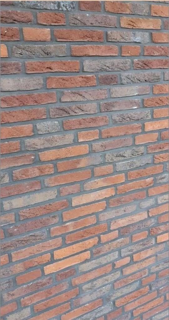 Paars genuanceerd kolengestookt vechtformaat metselsteen, Doe-het-zelf en Verbouw, Metselstenen, Ophalen, Nieuw, Bakstenen