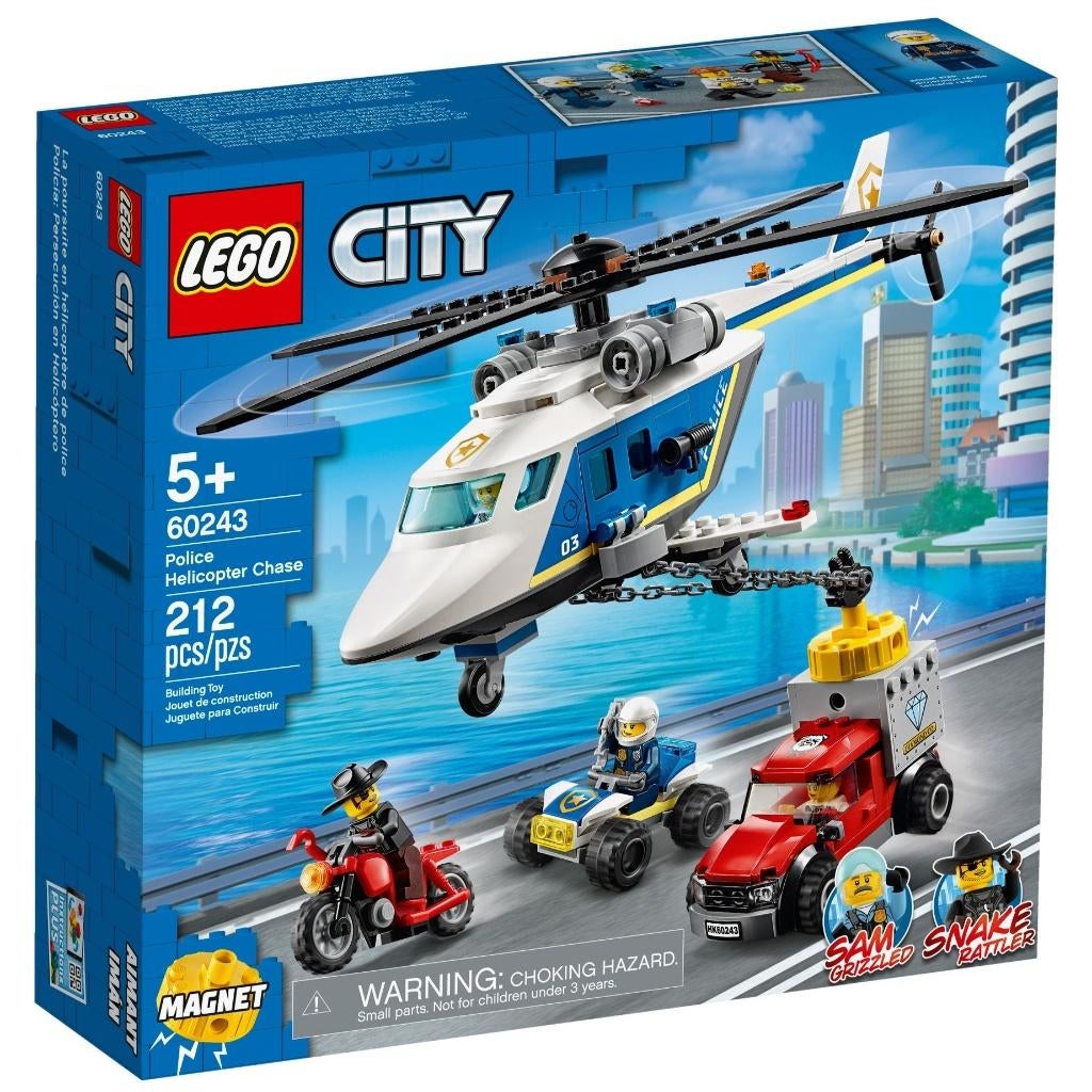 LEGO City 60243 Politiehelikopter Achtervolging * LEGOhuis, City, Lego, Nieuw, Ophalen of Verzenden