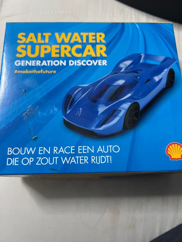 Shell Salt Water Supercar - Bouw je eigen elektrische auto!, Hobby en Vrije tijd, Modelbouw | Auto's en Voertuigen, Nieuw, Auto