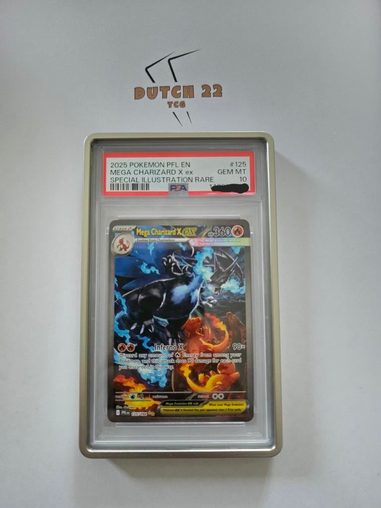 Mega Charizard Phantasmal Flames PSA10 #125 Pokemon, Hobby en Vrije tijd, Verzamelkaartspellen | Pokémon, Ophalen of Verzenden