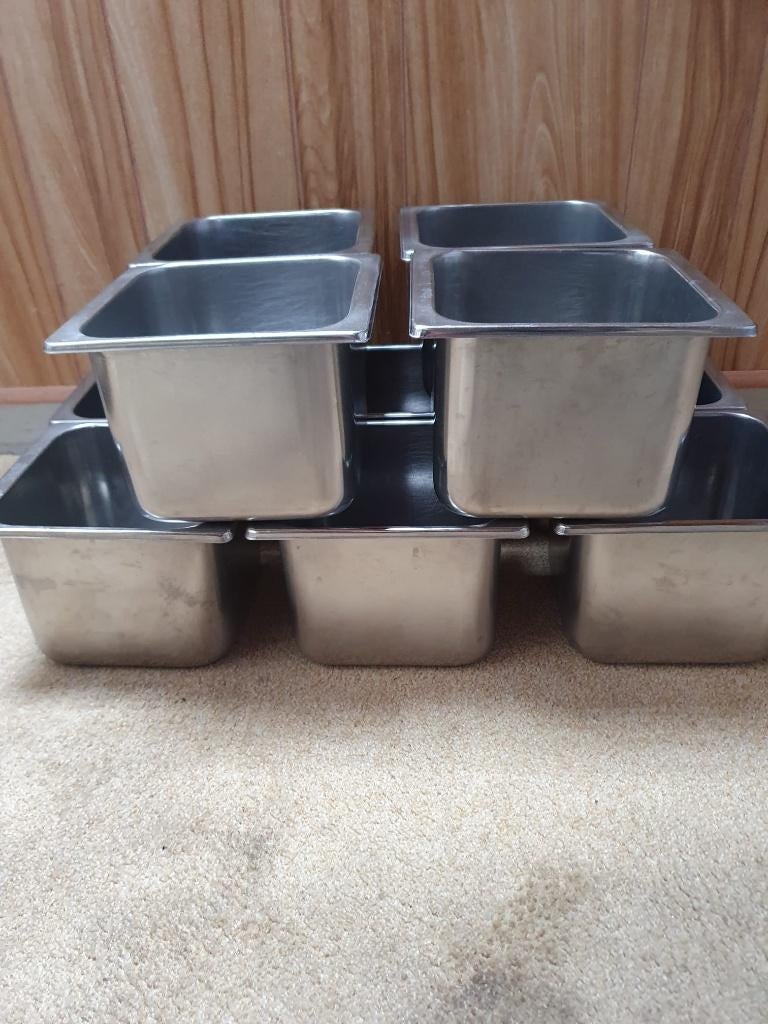 IJsbakken 2,5 liter RVS, Ophalen, Gebruikt