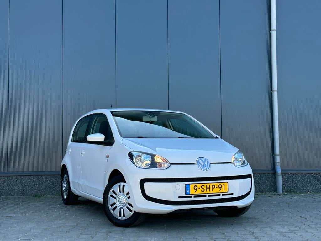 Volkswagen up! 1.0 2013 Wit - 5D - Airco - NAP - start/stop, Voorwielaandrijving, Stof, 840 kg, 4 stoelen