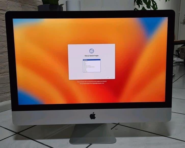 Apple imac 27-inch 5K Core i7 16GB 1TB SSD, Ophalen of Verzenden, Zo goed als nieuw