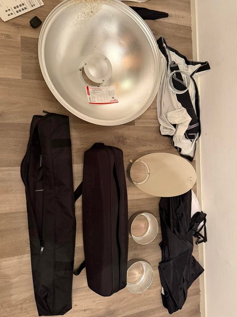 Elinchrom D-Lite 2 IT - complete studio flitsset met extra, Ophalen, Zo goed als nieuw