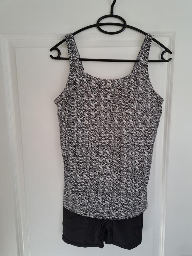 Badpak / Tankini maat L, Kleding | Dames, Badmode en Zwemkleding, Ophalen of Verzenden, Zo goed als nieuw, Zwart, Badpak