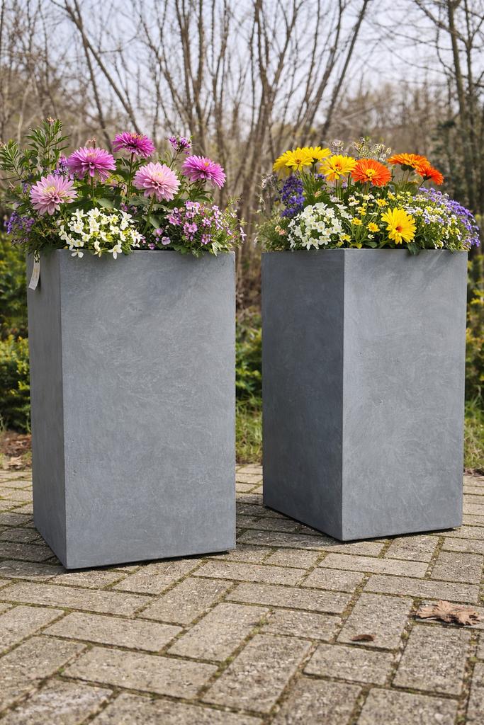 Beton planten bak - hoog model, Ophalen, Steen, Minder dan 60 cm, Nieuw