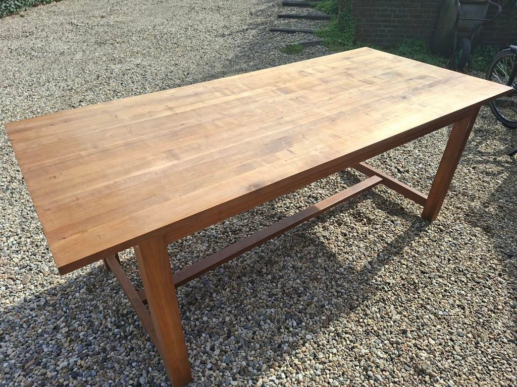 Robuuste houten eettafel - Perfect voor gezellige diners, Huis en Inrichting, Tafels | Eettafels, Gebruikt, 50 tot 100 cm, 150 tot 200 cm