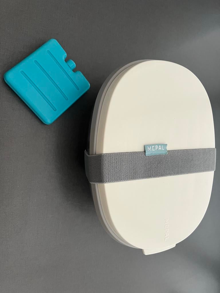 Mepal lunchbox met koel element, Huis en Inrichting, Overige typen, Kunststof, Ophalen of Verzenden, Zo goed als nieuw