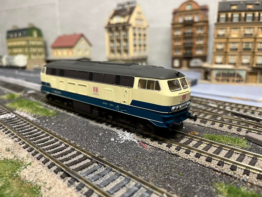 PIKO - BR 218, Zo goed als nieuw, Gelijkstroom, Locomotief, Piko