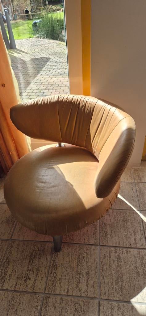 Design fauteuil - Comfortabel en stijlvol, Modern design, Gebruikt, 75 tot 100 cm, Ophalen of Verzenden