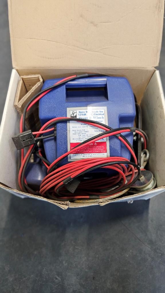 Electrische Lier 12V, Ophalen, Nieuw, Elektrisch