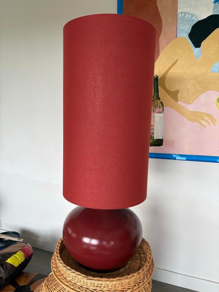 Grote tafellamp Kwantum - Prachtig exemplaar, Ophalen, Zo goed als nieuw, Stof, 50 tot 75 cm