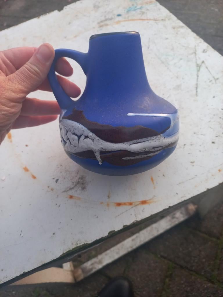 Vintage West-Duitse Fat Lava Kan/Vaas Carstens Tönnieshof, Antiek en Kunst, Antiek | Porselein, Ophalen of Verzenden