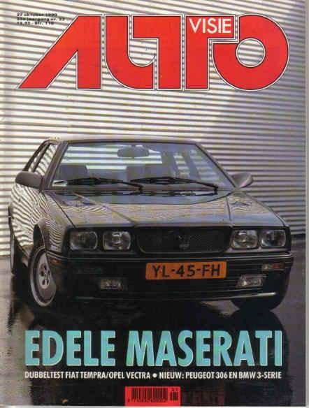 Autovisie 22 1990 : BMW M5 - Opel Vectra 2.0i GT - Maserati, Ophalen of Verzenden, Gelezen, Algemeen