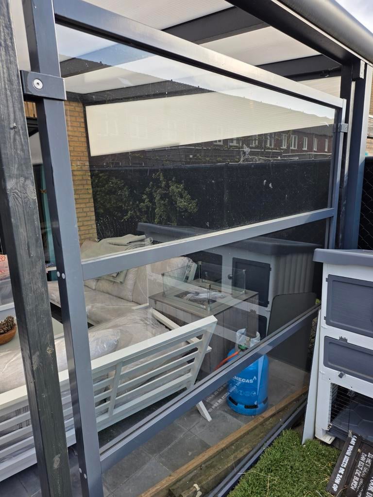 Terrasscherm 190x200 cm, Tuin en Terras, Ophalen of Verzenden