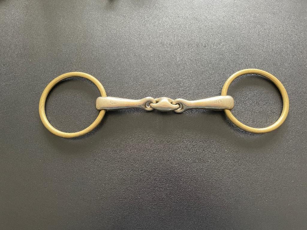 Bit: dubbel gebroken watertrens, Dieren en Toebehoren, Verzenden, Zo goed als nieuw, Recreatie