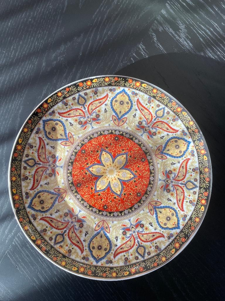 Chinees bordje met stempel in goede staat China arabische, Antiek en Kunst, Antiek | Keramiek en Aardewerk, Ophalen of Verzenden