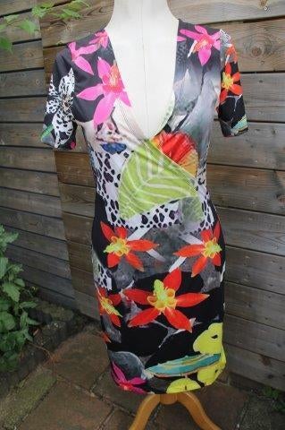 Wikkeljurk gekleurd Lizzy & Coco mt S Vaste prijs AANBIED, Overige kleuren, Verzenden, Knielengte, Maat 36 (S)