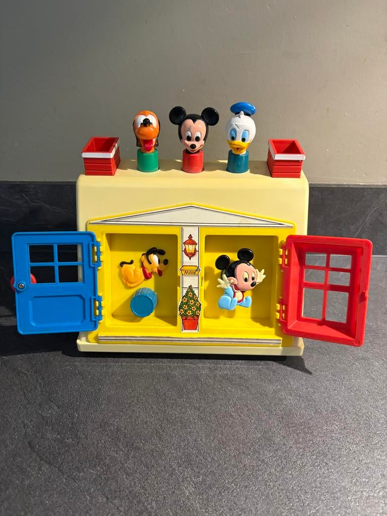 Vintage Disney Babies speelhuisje, Ophalen of Verzenden, Mickey Mouse, Gebruikt, Overige typen
