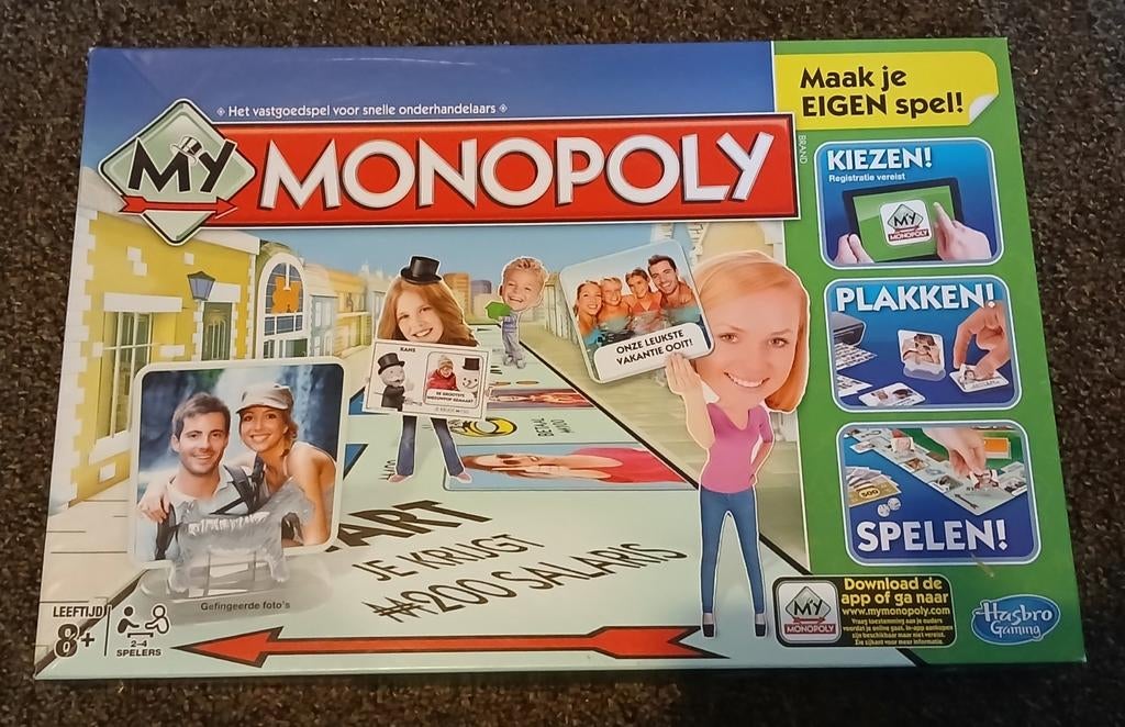 My monopoly, Hobby en Vrije tijd, Gezelschapsspellen | Bordspellen, Ophalen of Verzenden, Zo goed als nieuw
