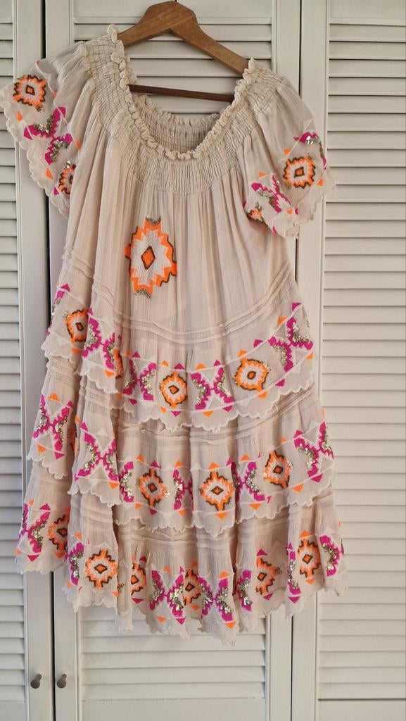 Zgan zomer jurkje Tarifa Soul., Ophalen of Verzenden, Zo goed als nieuw, Maat 38/40 (M), Korte mouw