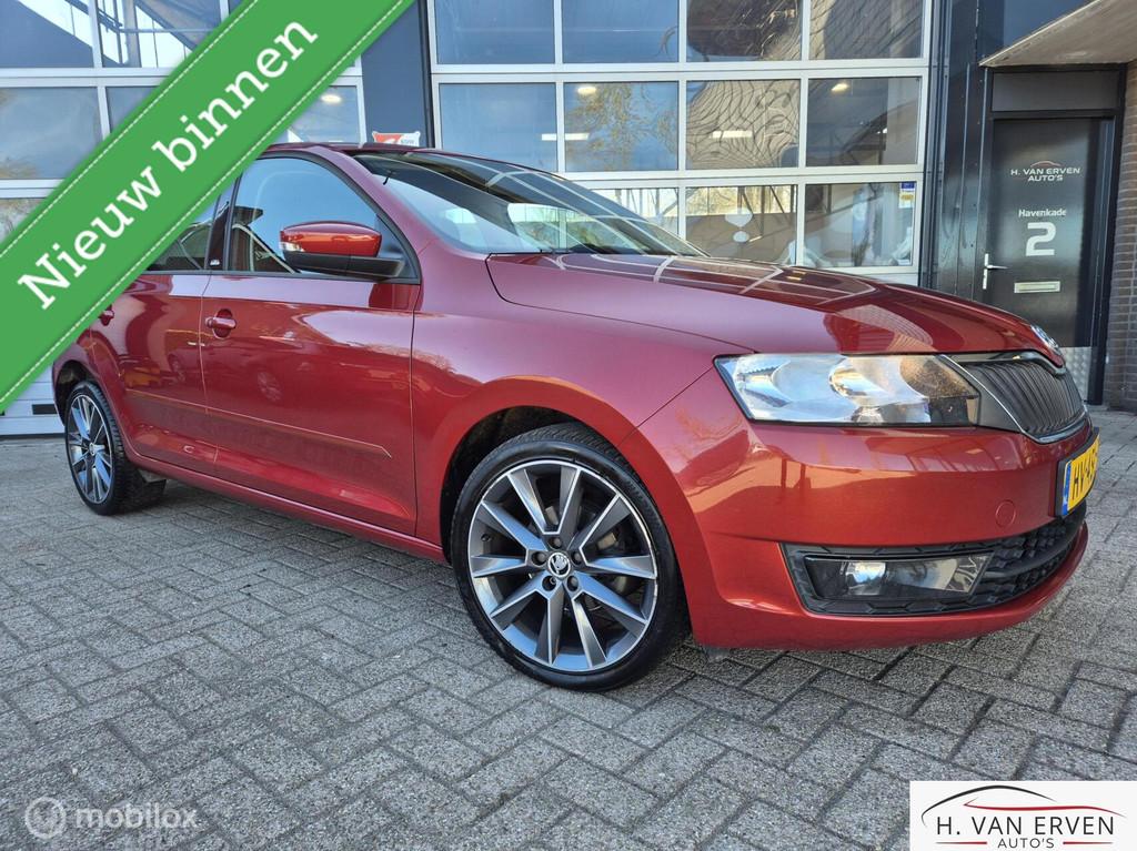 Skoda Rapid 1.2 TSI NAVI DEALERONDERHOUDEN PDC 17" NAP, Auto's, Euro 6, 49 €/maand, Origineel Nederlands, Bedrijf