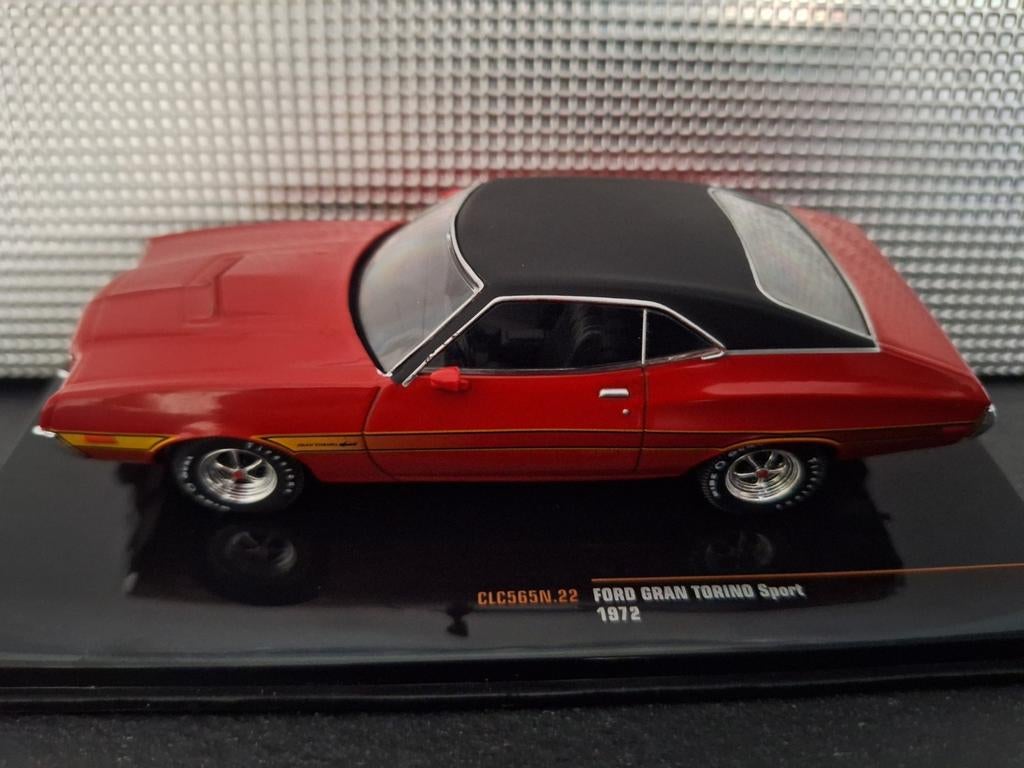 Ford Gran Torino Sport 1972 Schaal 1:43, Overige merken, IXO, IXO, Nieuw