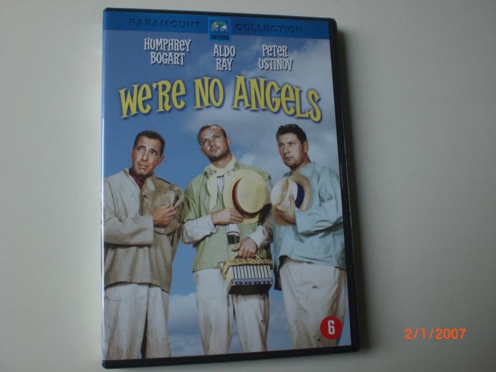 dvd We're No Angels Humphrey Bogart Aldo Ray Joan Bennett Pe, Ophalen of Verzenden, Zo goed als nieuw, Actie en Avontuur, 1940 tot 1960